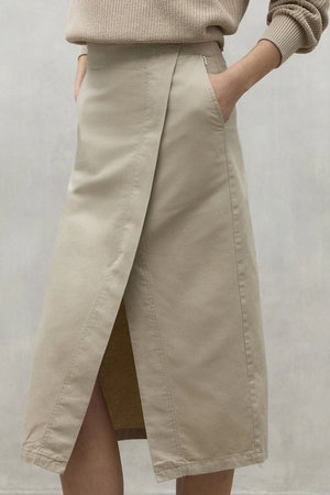 エコアルフ/ECOALFのSHIRO スリット スカート / SHIRO SKIRT WOMAN(110700/110703)