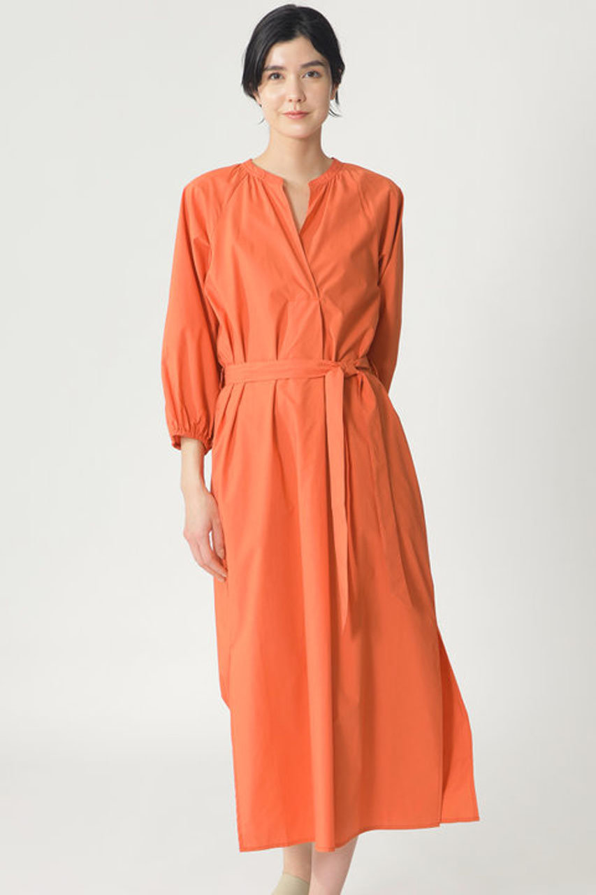 エコアルフ/ECOALFのSERPENTINA ベルテッド ドレス / SERPENTINA DRESS WOMAN(オレンジ/42J09337)