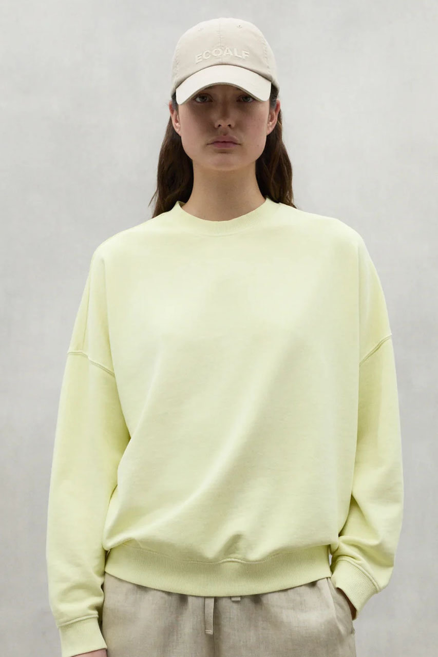 エコアルフ/ECOALFのBOGEN スウェット プルオーバー / BOGEN SWEATSHIRT WOMAN(イエロー/42P54466)