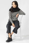 FAYA ボーダーニット / FAYA STRIPES KNIT WOMAN エコアルフ/ECOALF