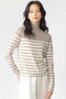 FAYA ボーダーニット / FAYA STRIPES KNIT WOMAN エコアルフ/ECOALF ベージュ