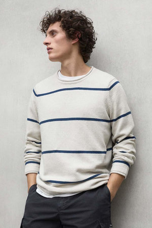 エコアルフ/ECOALFの【MEN】BARCO ボーダー ニット  / BARCOALF KNIT MAN(110300/110301)