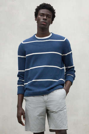 エコアルフ/ECOALFの【MEN】BARCO ボーダー ニット  / BARCOALF KNIT MAN(110300/110301)