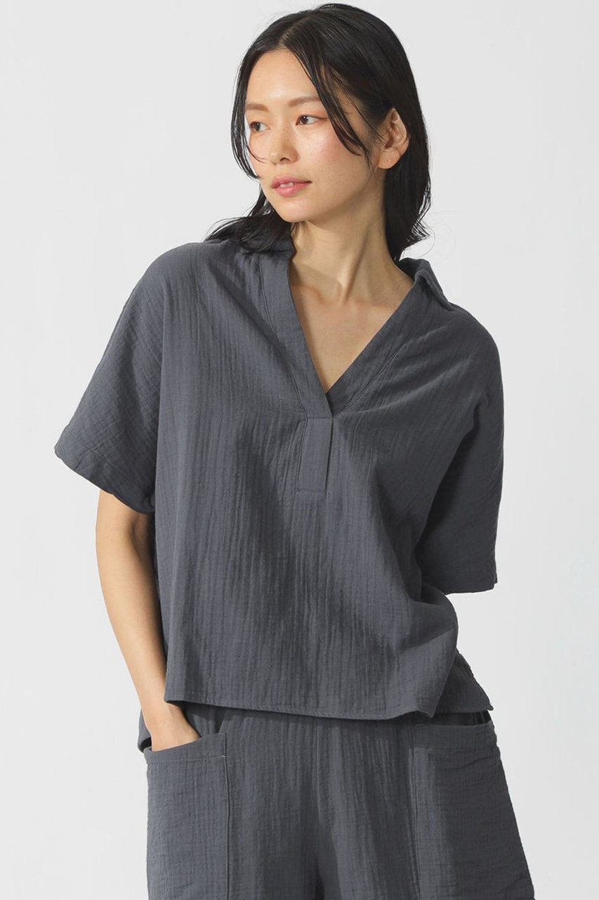 ECOALF DENISALF シャツ / DENISALF SHIRT WOMAN (グレー, F) エコアルフ ELLE SHOP ECOALF DENISALF シャツ / DENISALF SHIRT WOMAN (グレー, F) エコアルフ ELLE SHOP