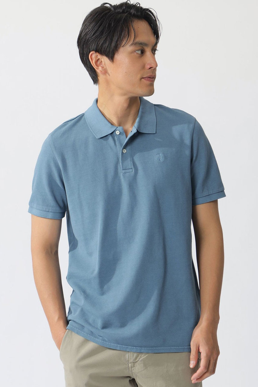 ECOALF 【MEN】TEDAN BECAUSE ポロ / TEDANALF POLO MAN (ブルー, S) エコアルフ ELLE SHOP ECOALF 【MEN】TEDAN BECAUSE ポロ / TEDANALF POLO MAN (ブルー, S) エコアルフ ELLE SHOP