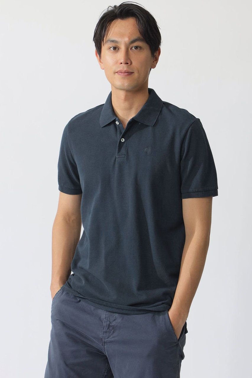 ECOALF 【MEN】TEDAN BECAUSE ポロ / TEDANALF POLO MAN (ネイビー, M) エコアルフ ELLE SHOP ECOALF 【MEN】TEDAN BECAUSE ポロ / TEDANALF POLO MAN (ネイビー, M) エコアルフ ELLE SHOP