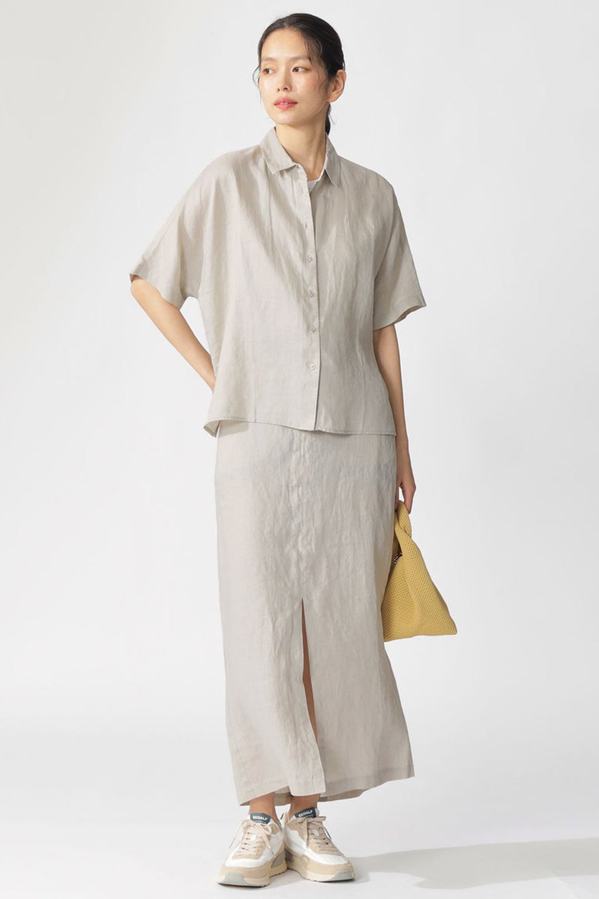 ECOALF MELANIA シャツ / MELANIA SHIRT WOMAN (ベージュ, F) エコアルフ ELLE SHOP ECOALF MELANIA シャツ / MELANIA SHIRT WOMAN (ベージュ, F) エコアルフ ELLE SHOP