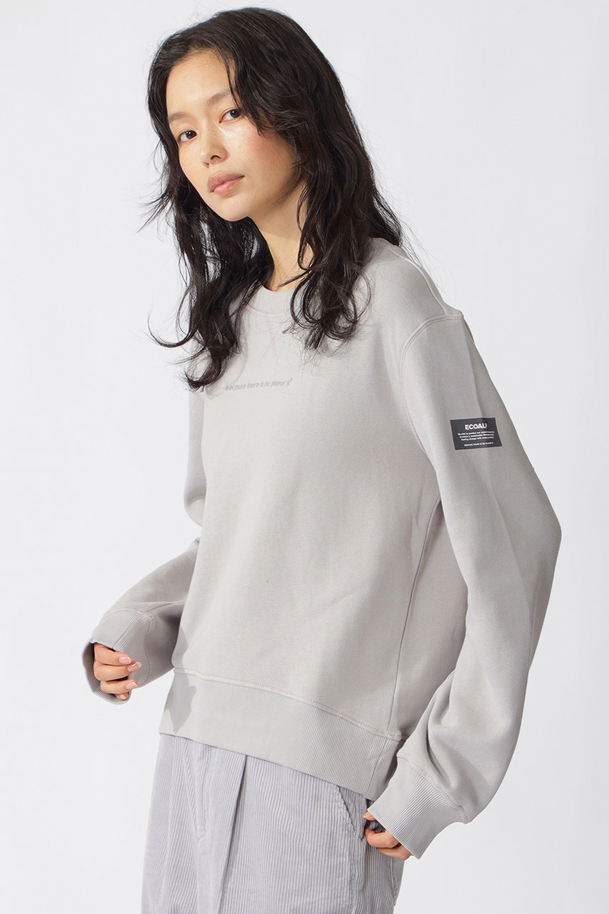 エコアルフ/ECOALFのALBOR BECAUSE スウェット / ALBOR SWEATSHIRT WOMAN(グレー/42P51642)