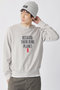 【MEN】BARDERA BECAUSE スウェット / BARDERA SWEATSHIRT MAN エコアルフ/ECOALF ライトグレー