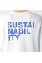 【MEN】SUSTANO バックプリント スウェット / SUSTANO BACK LONGSLEEVE MAN エコアルフ/ECOALF
