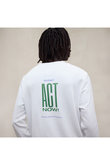 【MEN】ACT バックプリント スウェット / ACT BACK LONGSLEEVE MAN