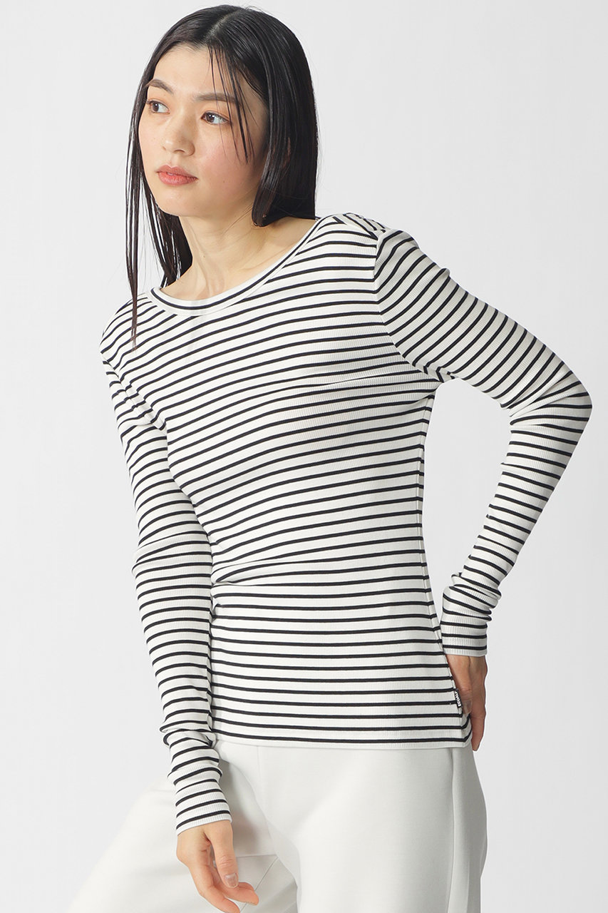 エコアルフ/ECOALFのFARO ロングTシャツ / FARO LONG T-SHIRT WOMAN(オフホワイト/42P30721)