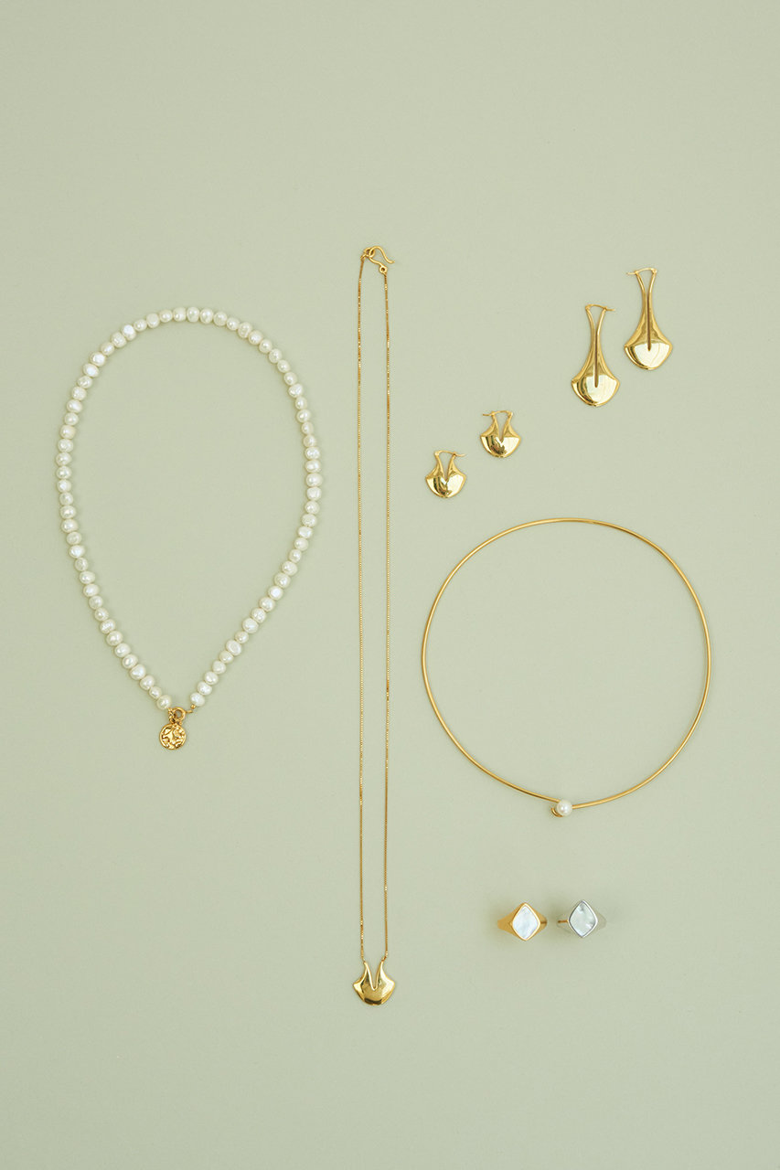 PREEK(プリーク)｜BAROQUE PEARL COIN 2WAY ネックレス/ゴールド の