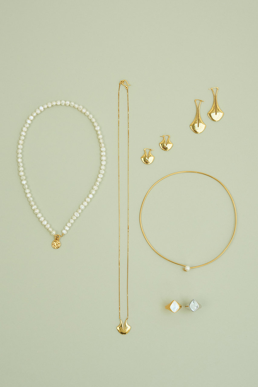 PREEK(プリーク)｜BAROQUE PEARL LINE チョーカー ネックレス/ゴールド