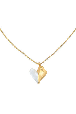 プリーク/PREEKのHEART PEARL ネックレス(150200/150201)