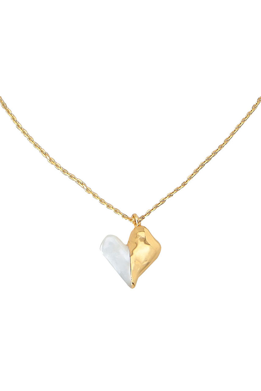PREEK HEART PEARL ネックレス (ホワイト, F) プリーク ELLE SHOP PREEK HEART PEARL ネックレス (ホワイト, F) プリーク ELLE SHOP