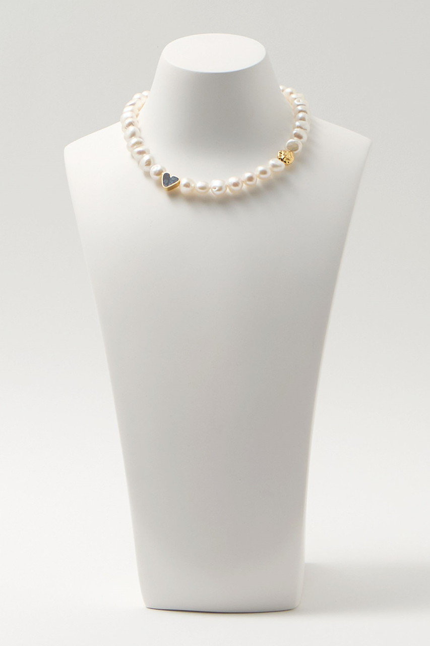 PREEK(プリーク)｜【受注生産】BAROQUE PEARL HEART STONE