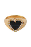DIAMOND HEART STONE リング