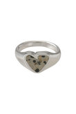 ROUGH HEART DALMATIAN STONE リング