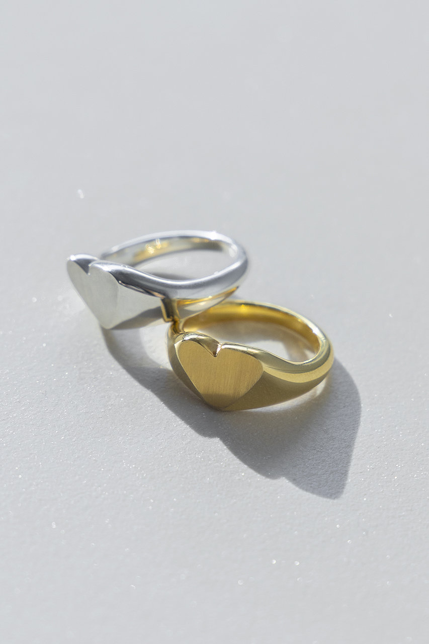 新品　PREEK ハート型シルバーリング PREEK＞HEART STONE RING SV/リング