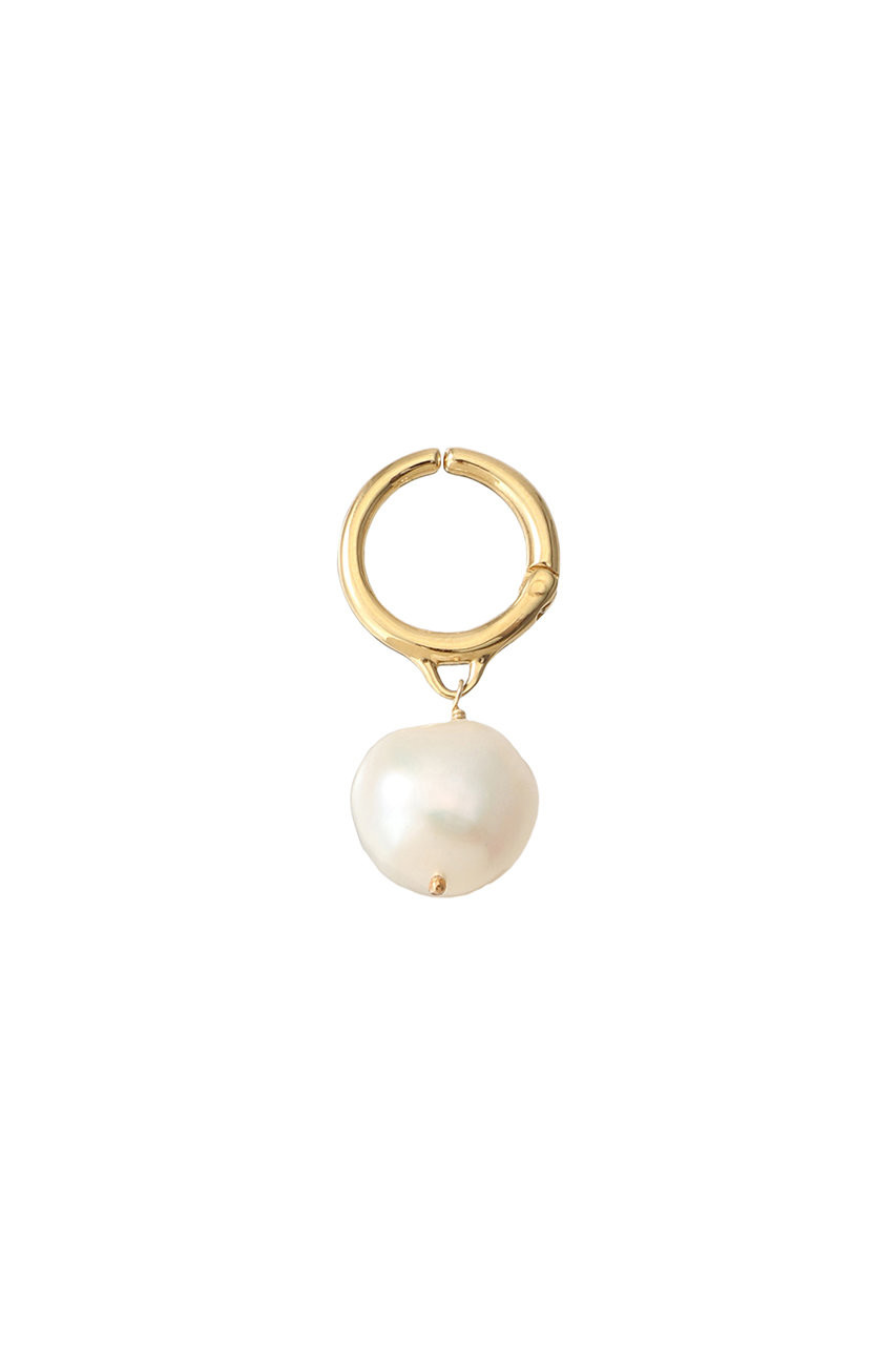 ＜ELLE SHOP＞ KNOWHOW 【UNISEX】【ELLE SHOP限定】HOOP Pearl イヤーカフ（片耳用） (ゴールド F) ノウハウ ELLE SHOP