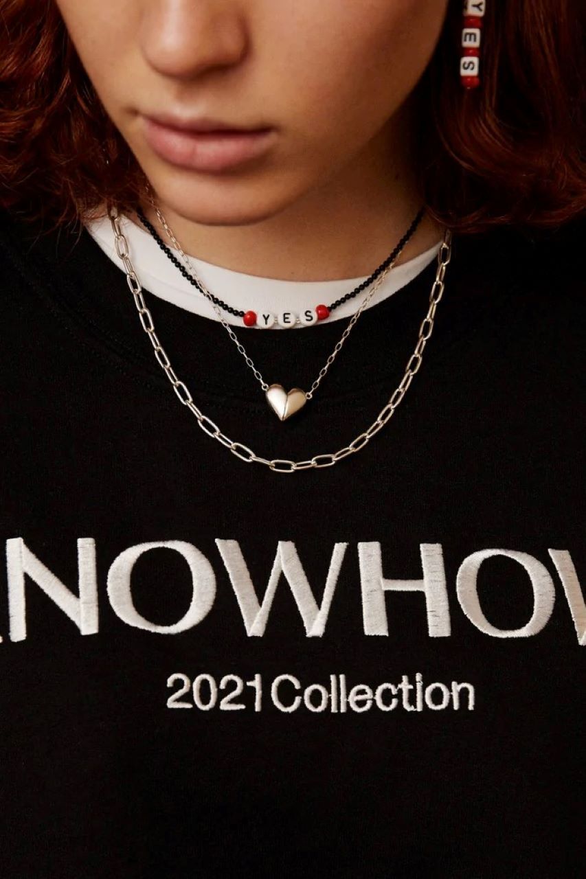 KNOWHOW  Heart charm Necklace