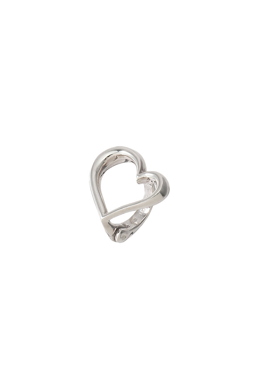 KNOWHOW 【UNISEX】Heart Clip イヤーカフ（片耳用） (シルバー, F) ノウハウ ELLE SHOP