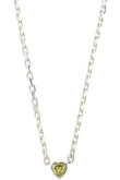 Heart Charm ネックレス（シルバー）