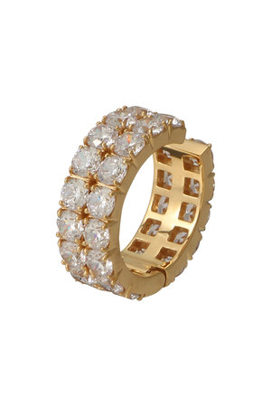 ノウハウ/KNOWHOWのCrystal イヤーカフ（片耳用）(150100/150102)