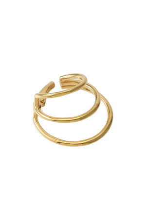 ノウハウ/KNOWHOWのTriple イヤーカフ ゴールド（片耳用）(150100/150102)