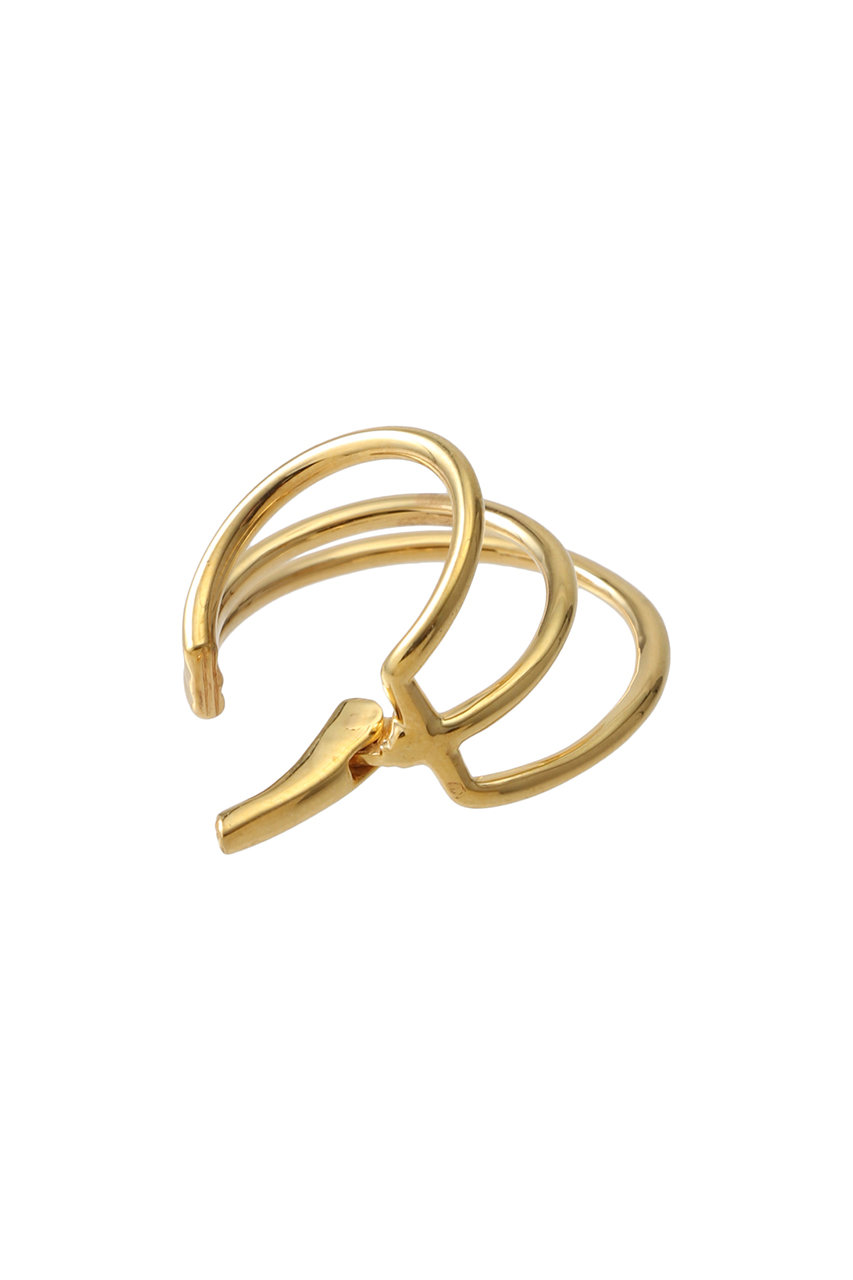 KNOWHOW(ノウハウ)｜Triple イヤーカフ ゴールド（片耳用）/右耳用 の  