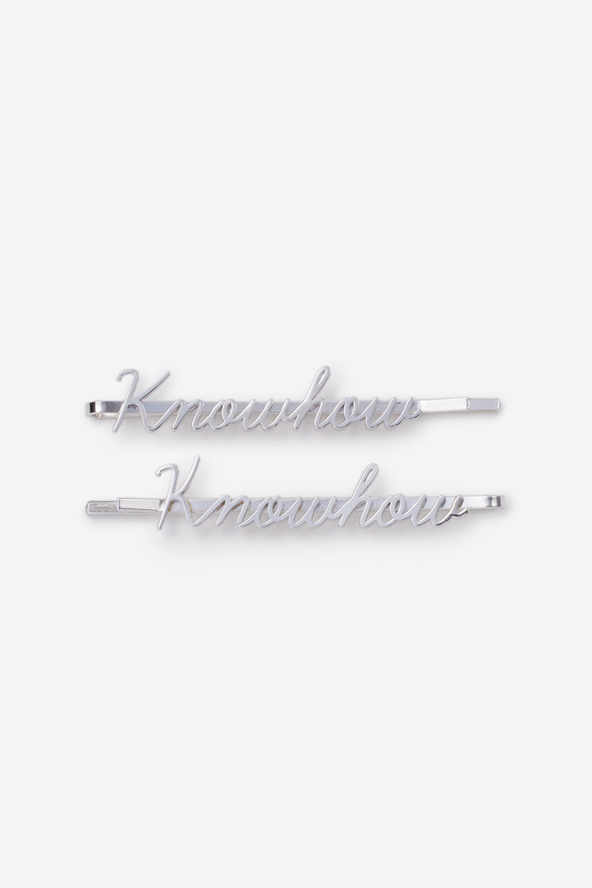 KNOWHOW KNOWHOW ヘアピン 2本セット (シルバー, F) ノウハウ ELLE SHOP KNOWHOW KNOWHOW ヘアピン 2本セット (シルバー, F) ノウハウ ELLE SHOP