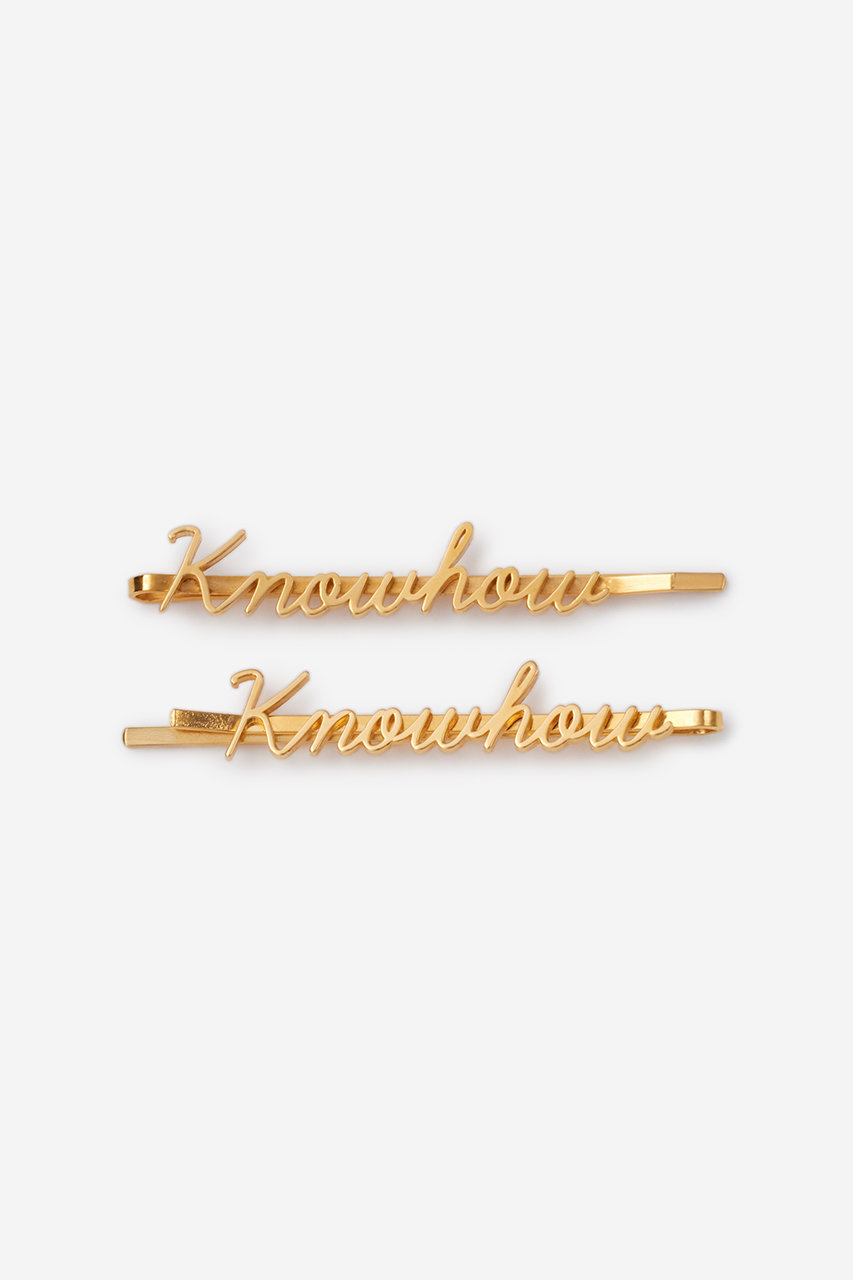 ノウハウ/KNOWHOWのKNOWHOW ヘアピン 2本セット(ゴールド/K1319004)