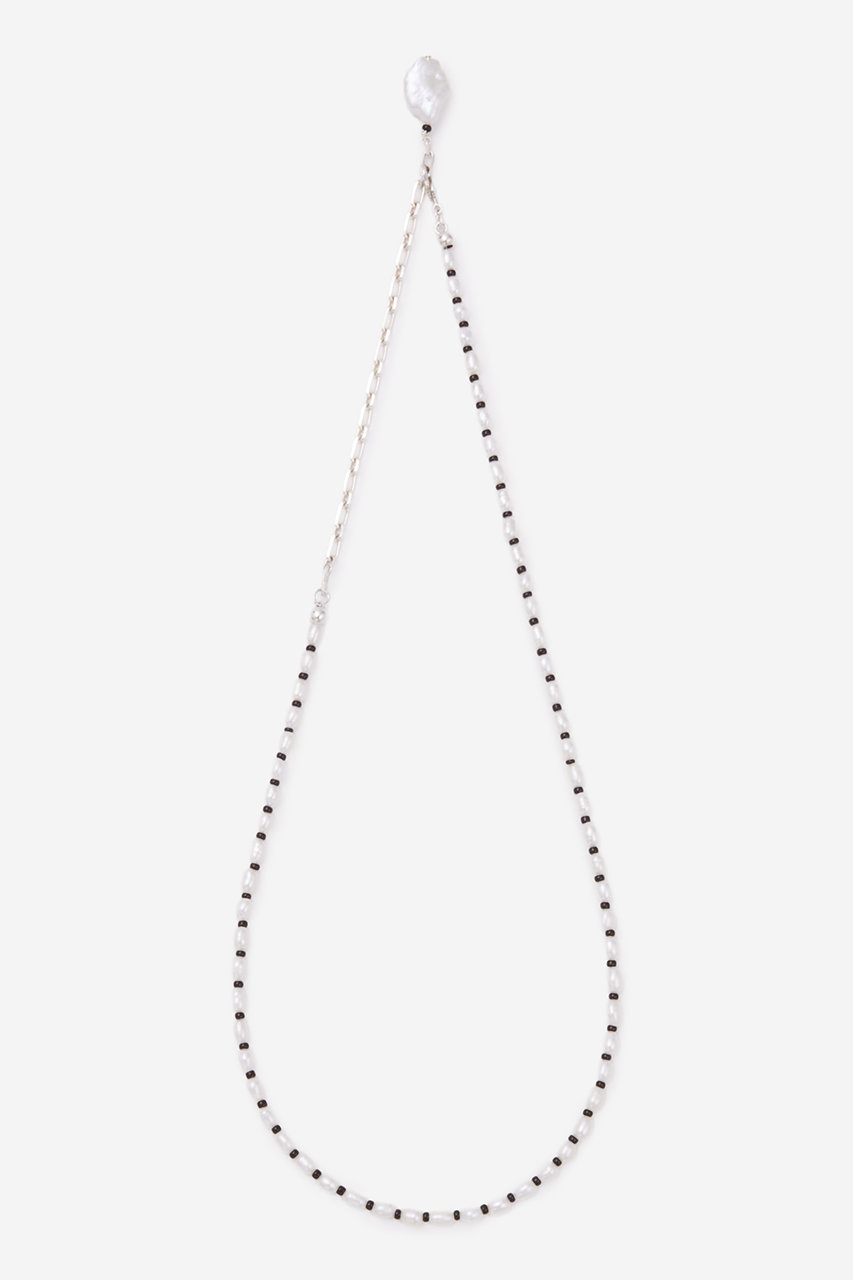 ノウハウ/KNOWHOWのShadow Pearl ネックレス(シルバー/K1312140)