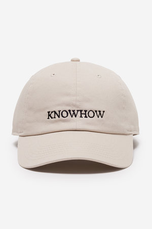 ノウハウ/KNOWHOWの【予約販売】KNOWHOW ロゴ刺しゅう キャップ(140200/140202)