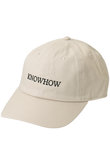 KNOWHOW ロゴ刺しゅう キャップ