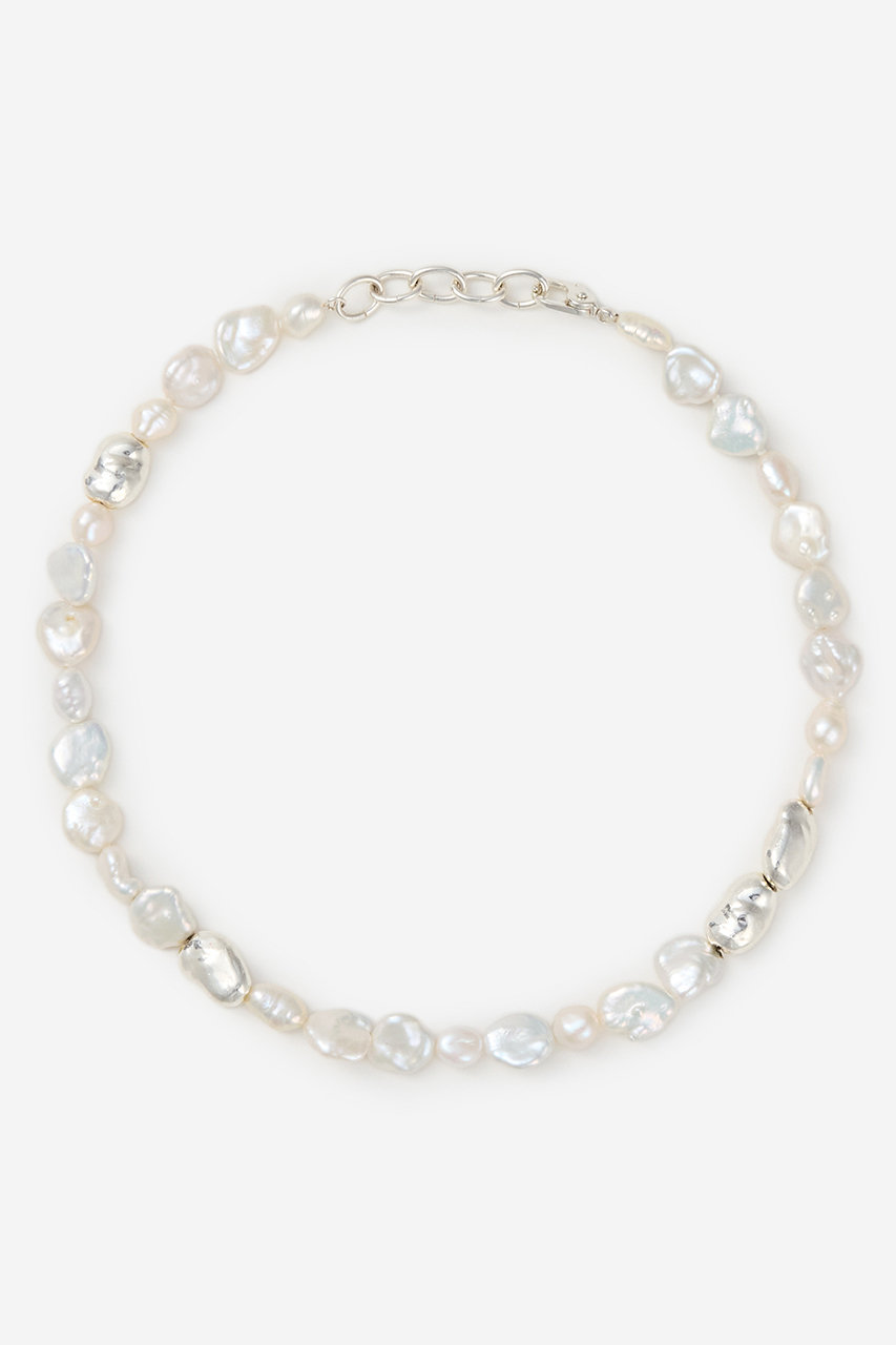 ノウハウ/KNOWHOWのBold Pearl Form ネックレス(シルバー/K1512146)