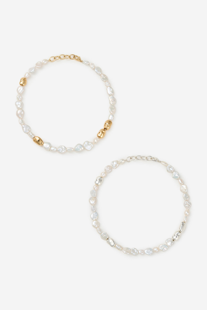 KNOWHOW(ノウハウ)｜Bold Pearl Form ネックレス/ゴールド の通販