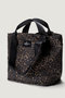 DOUBLE-HANDLE BAG MEDIUM(LEOPARD) バッグズインプログレス/BAGSINPROGRESS