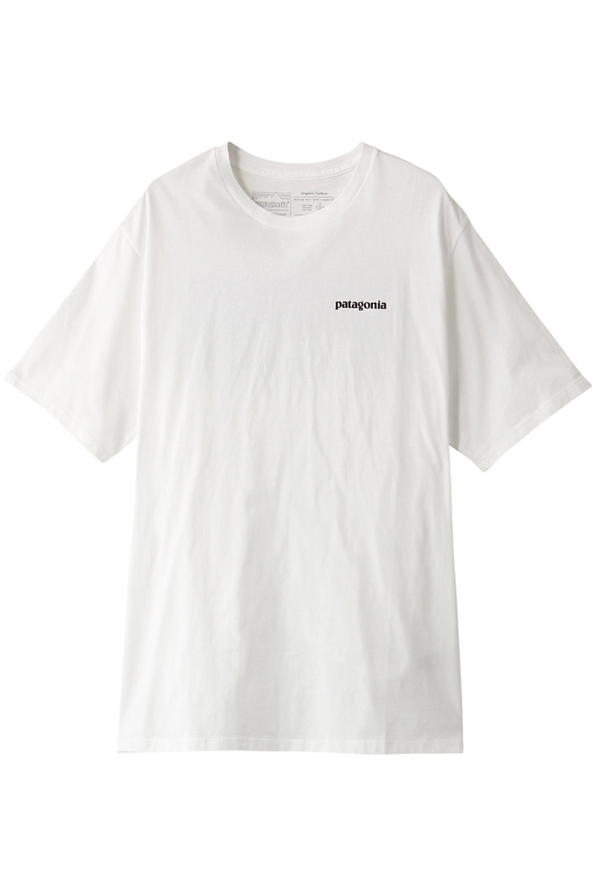 Patagonia パタゴニア Men P 6 ロゴオーガニックtシャツ Whi の通販 Elleshop エル ショップ