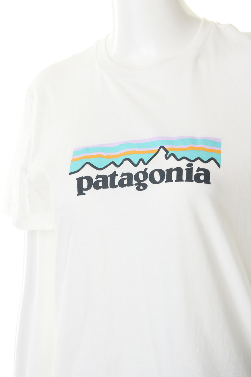 Patagonia パタゴニア W S パステル P 6 ロゴオーガニッククルーtシャツ Whi の通販 Elleshop エル ショップ