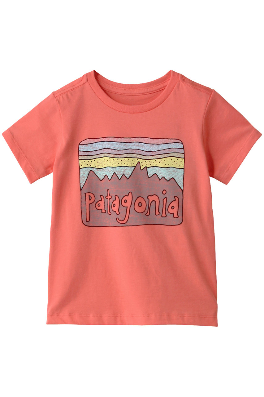 ＜ELLE SHOP＞ patagonia 【BABY & KIDS】リジェネラティブオーガニックサーティファイドコットンフィッツロイスカイズTシャツ (COR 18M) パタゴニア ELLE SHOP