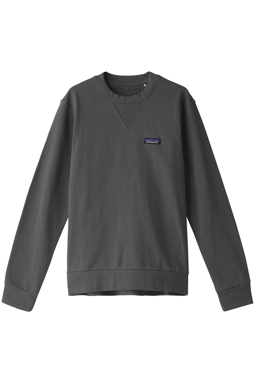  patagonia 【MEN】リジェネラティブオーガニックサーティファイドコットンクルーネックスウェットシャツ (Noble Grey XS) パタゴニア ELLE SHOP