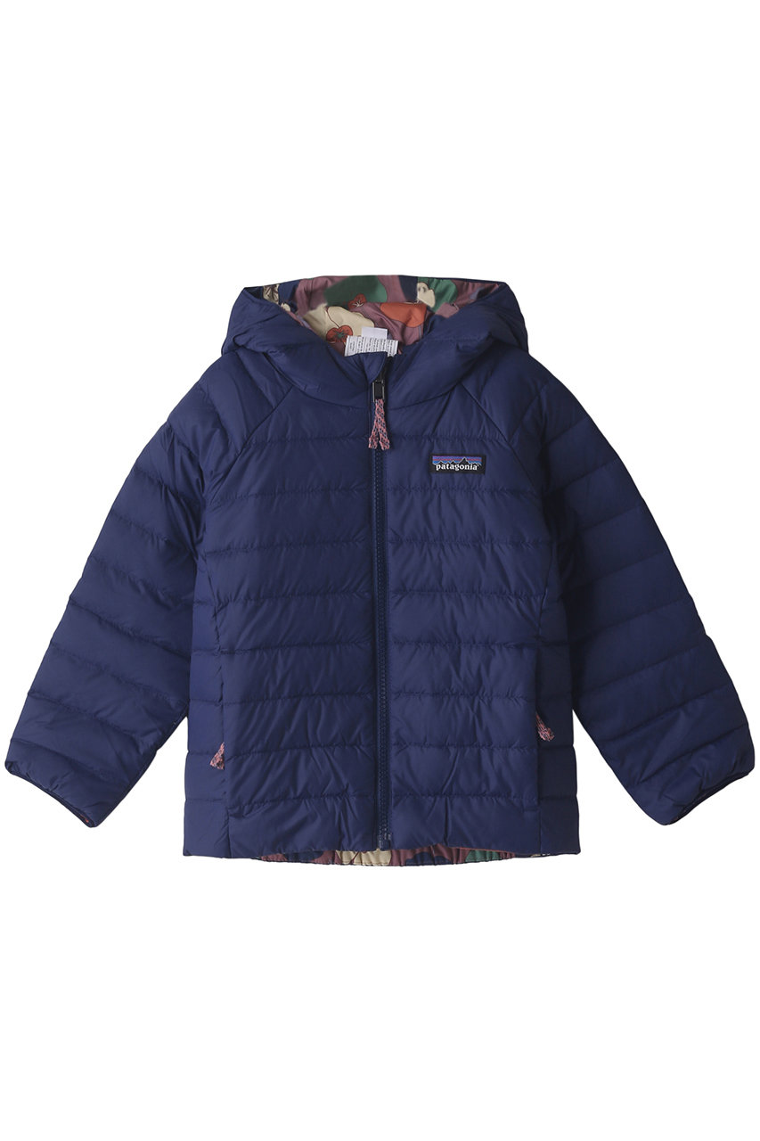 patagonia ベビーリバーシブルダウンセーターフーディ110cm新品-