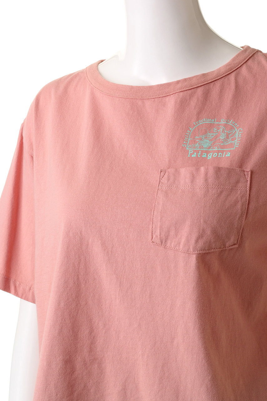 patagonia(パタゴニア)｜ロストアンドファウンドオーガニックイージーカットポケットTシャツ/Sunfade Pink  の通販｜ELLESHOP・(エル・ショップ)