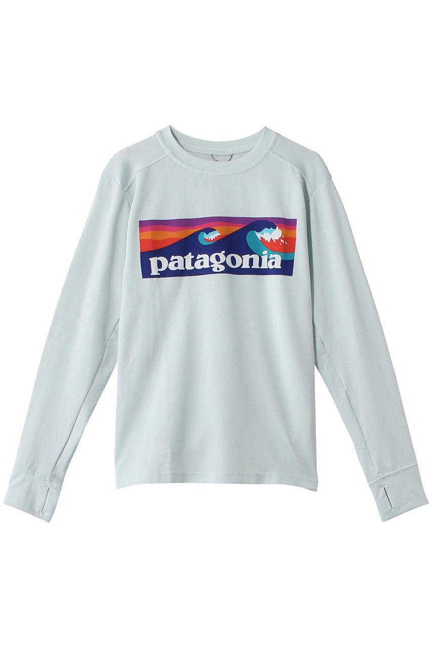 patagonia 【KIDS】キッズロングスリーブキャプリーンシルクウェイトTシャツ (BLWG, L(150)) パタゴニア ELLE SHOP