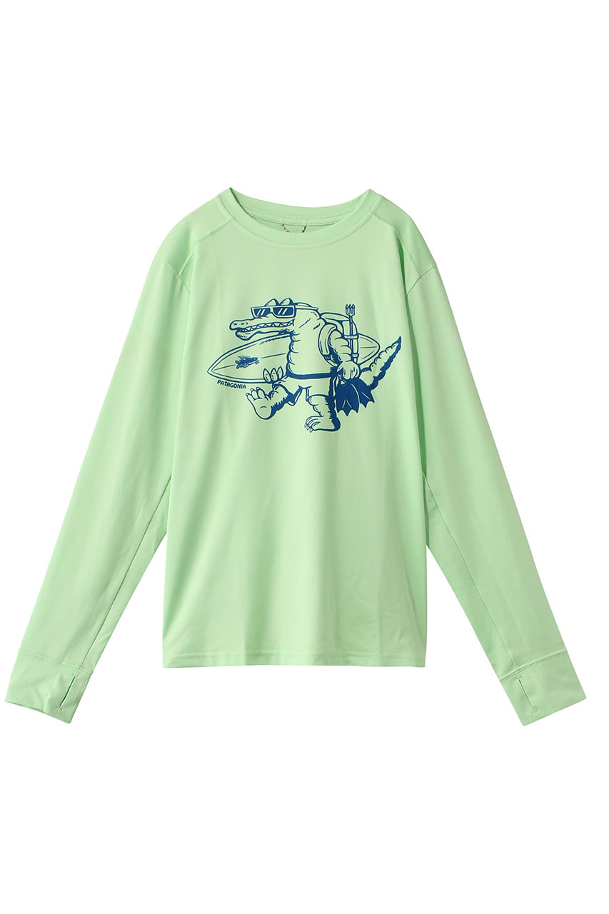 patagonia 【KIDS】キッズロングスリーブキャプリーンシルクウェイトTシャツ (WPSA, M(140)) パタゴニア ELLE SHOP