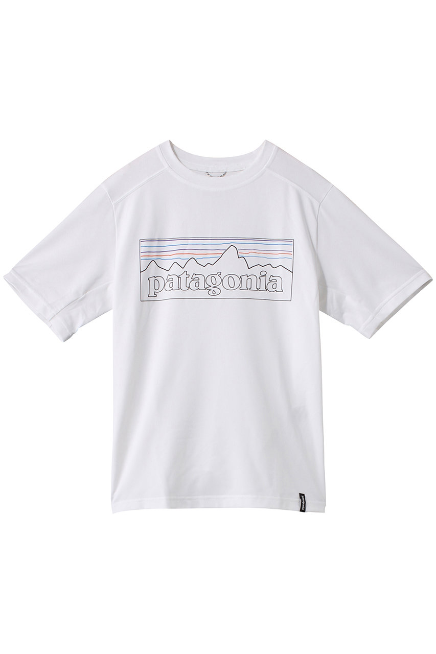 patagonia 【KIDS】キッズキャプリーンシルクウェイトTシャツ (POWT, L(150)) パタゴニア ELLE SHOP