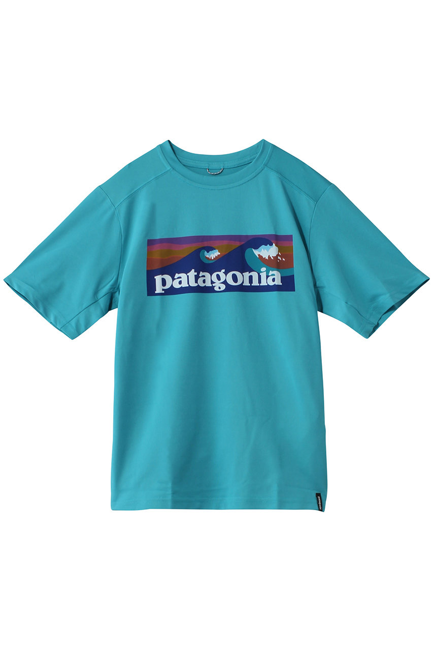 patagonia 【KIDS】キッズキャプリーンシルクウェイトTシャツ (BLSU, S(130)) パタゴニア ELLE SHOP