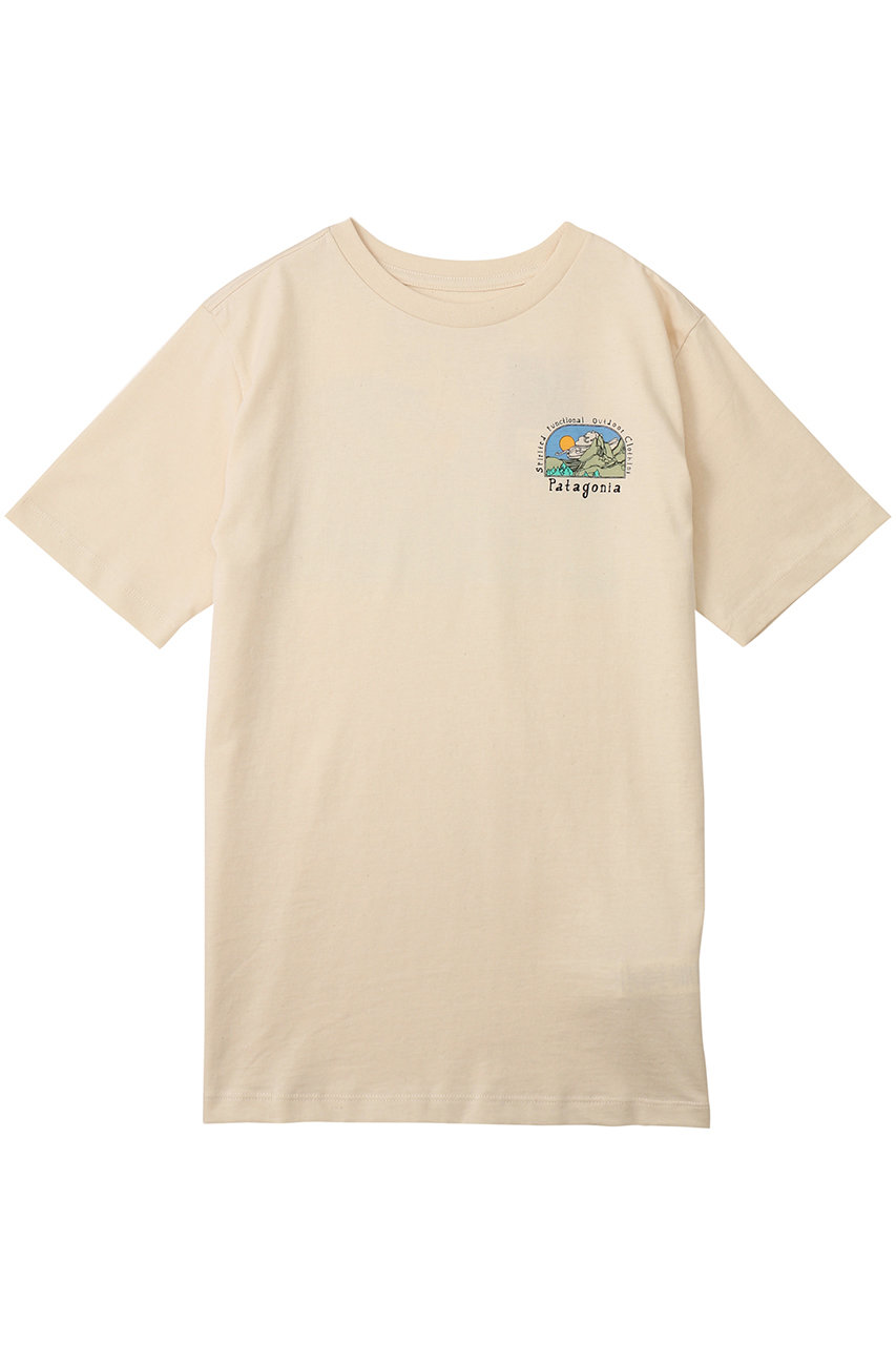＜ELLE SHOP＞ patagonia 【KIDS】オーガニックサーティファイドコットングラフィックTシャツ (Neutral XL(160)) パタゴニア ELLE SHOP